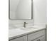 Contemporary bathroom featuring a white vanity and a frameless mirror at 2138 - 2 W Beach St, Tampa, FL 33607