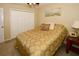 Comfortable bedroom with double bed, and large closet at 7519 Harbor View Way, Seminole, FL 33776