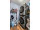 Laundry room with stacked washer and dryer at 17104 Carrington Park Dr # 520, Tampa, FL 33647