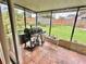 Screened patio with built-in grill and backyard access at 2321 Rothenfeld Ct, Land O Lakes, FL 34639