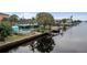 House with pool and dock on the waterfront at 4530 Flounder Dr, Hernando Beach, FL 34607