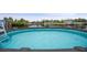 Above ground pool with water view at 4530 Flounder Dr, Hernando Beach, FL 34607
