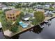Waterfront property with two houses and a pool at 4530 Flounder Dr, Hernando Beach, FL 34607