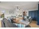 Game room with ping pong table, seating area, and wood floors at 4530 Flounder Dr, Hernando Beach, FL 34607