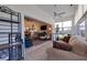 Sunroom with view of living room and water views at 6499 99Th N Way # 18B, St Petersburg, FL 33708