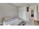 Spacious bedroom with a queen-size bed and double door closet at 5608 Madrigal Way, Apollo Beach, FL 33572