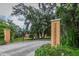 Entrance to St. Charles Place community with brick pillars at 10911 Johanna Ave, Riverview, FL 33578