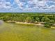 Aerial view of shoreline park with trees at 406 S Bayview Blvd # 1, Oldsmar, FL 34677