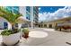 Well-maintained community courtyard at 450 Knights Run Ave # 702, Tampa, FL 33602