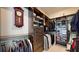 Large walk-in closet with ample shelving and hanging space at 450 Knights Run Ave # 702, Tampa, FL 33602