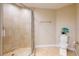 Clean bathroom with a shower and toilet at 450 Knights Run Ave # 702, Tampa, FL 33602