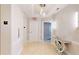 Elegant hallway with modern decor and elevator access at 450 Knights Run Ave # 702, Tampa, FL 33602