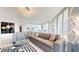Luxury living room with sectional sofa and city views at 450 Knights Run Ave # 702, Tampa, FL 33602