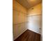 Large walk-in closet with wire shelving at 501 Knights Run Ave # 1327, Tampa, FL 33602