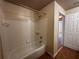 Clean bathroom with tub shower combo at 501 Knights Run Ave # 1327, Tampa, FL 33602