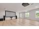 Home theater room featuring a large projector screen and surround sound at 6012 Kipps Colony E Dr, Gulfport, FL 33707