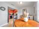 Efficient kitchen with dark wood cabinets and black appliances at 5176 Salmon Se Dr # A, St Petersburg, FL 33705
