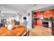 Well-equipped kitchen with dark wood cabinets and black appliances at 5176 Salmon Se Dr # A, St Petersburg, FL 33705