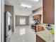 Eat-in kitchen featuring granite countertops and stainless steel appliances at 12739 Standbridge Dr, Riverview, FL 33579
