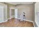 Home office with wood-look floors and large window at 12739 Standbridge Dr, Riverview, FL 33579