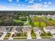 Aerial view of a residential neighborhood at 35744 Jenny Lynne Cir, Zephyrhills, FL 33541