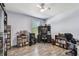 Home office with built-in shelving and plenty of workspace at 35744 Jenny Lynne Cir, Zephyrhills, FL 33541