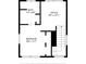 Floorplan displaying layout and dimensions of the bathroom, office, and bedroom areas at 6619 Livingston N Ave, St Petersburg, FL 33702
