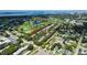 Aerial view of a neighborhood near Clearwater Beach, Florida with golf course at 9 Pelican Pl, Belleair, FL 33756