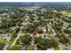 Aerial view of the property and surrounding neighborhood at 6619 Livingston N Ave, St Petersburg, FL 33702