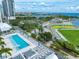 Rooftop pool with city and water views at 301 1St S St # 1903, St Petersburg, FL 33701