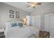 Spacious bedroom with built-in closet and wood flooring at 1505 Sea Gull S Dr, St Petersburg, FL 33707