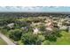 Aerial view of neighborhood with houses and trees at 2016 Leichester St, Valrico, FL 33594