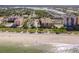 Aerial view of beachfront property and community at 960 Gulf Blvd # 5, Indian Rocks Beach, FL 33785