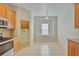 Kitchen breakfast nook with window seat and tile flooring at 7110 Moss Ledge Run, Land O Lakes, FL 34637