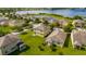 Aerial view of the house and surrounding area at 9118 Mountain Magnolia Dr, Riverview, FL 33578