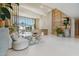 Bright and airy lobby with comfortable seating at 1028 Sunset Point Rd # R8, Clearwater, FL 33755