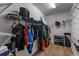Large walk-in closet with ample shelving and hanging space at 10215 Count Fleet Dr, Ruskin, FL 33573