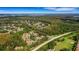 An aerial view showcasing Lansbrook Commons, surrounded by lush greenery and mature trees at 4251 Preserve Pl, Palm Harbor, FL 34685