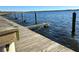 Community boat dock along the lake, providing easy access to the water for residents at 4251 Preserve Pl, Palm Harbor, FL 34685