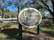 The Lansbrook Commons community sign; private property for Lansbrook residents only at 4251 Preserve Pl, Palm Harbor, FL 34685