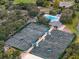 Community tennis courts, providing residents with recreational opportunities at 4940 Willow Ridge Ter, Valrico, FL 33596