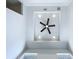 The modern ceiling features a ceiling fan and recessed lighting fixtures at 2404 1/2 E Chelsea, Tampa, FL 33610