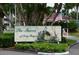 The Shores of Long Bayou community entrance sign at 6450 Shoreline Dr # 9405, St Petersburg, FL 33708
