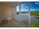 Relaxing balcony with seating and serene water view at 6450 Shoreline Dr # 9405, St Petersburg, FL 33708