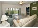 Spacious living room with balcony access and serene view at 6450 Shoreline Dr # 9405, St Petersburg, FL 33708