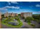 Aerial view of community with pond at 6450 Shoreline Dr # 9405, St Petersburg, FL 33708