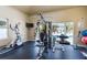 Community fitness center with cardio and weight equipment at 15215 Amberly Dr # 206, Tampa, FL 33647