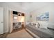 Small bedroom with daybed and built-in storage at 2505 Bay Blvd # 1, Indian Rocks Beach, FL 33785