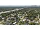 Aerial view of neighborhood, showing houses and streets at 402 E Emma St, Tampa, FL 33603
