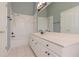 Nice bathroom with a double vanity, shower, and bathtub at 2935 Bayshore Pointe Dr, Tampa, FL 33611